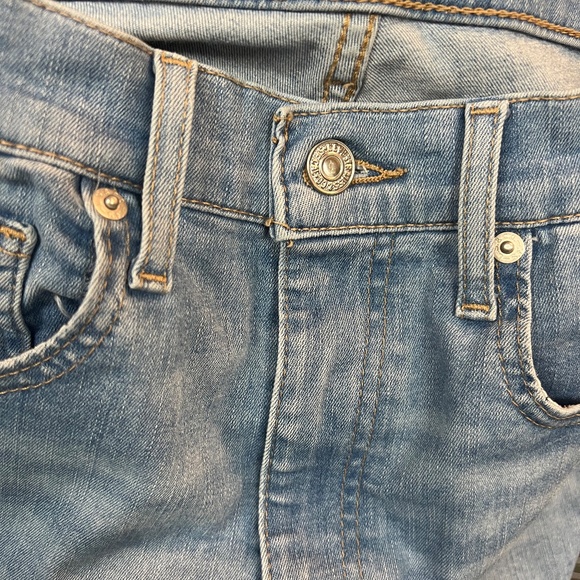 Levi's® Jeans Sculpt Hyperstretch Mile High Skinny Light Wash Stretch Zip Fly - Picture 6 of 9